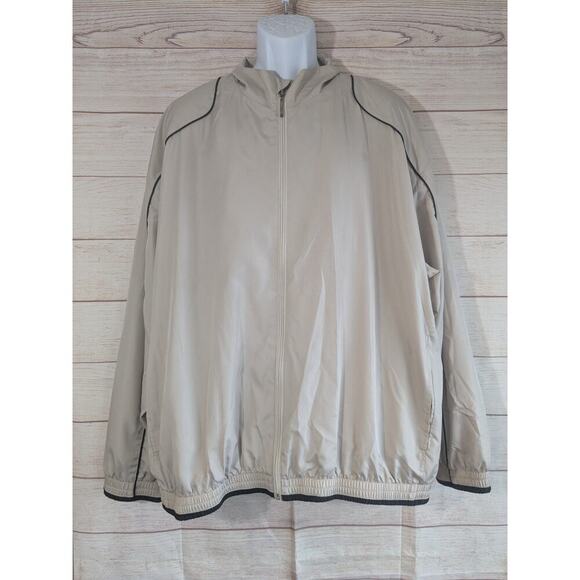 PGA Men's Tour Jacket Casual Full Zip Long Sleeve Wind Water Resistant Size XXL - Picture 1 of 6